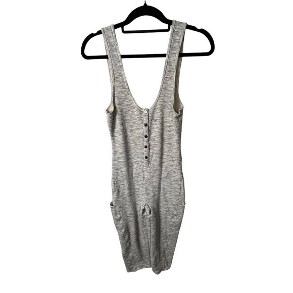 Free people cross‎ court one piece jump suit heather gray women’s size XS - Picture 1 of 11